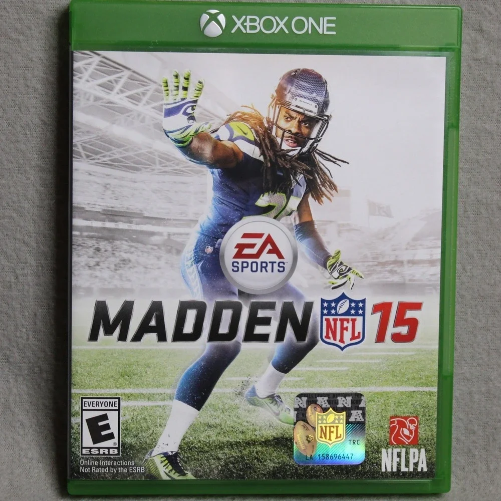 Madden NFL 15 Microsoft Xbox One EA Sports Football Video Game Richard Sherman